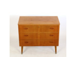 Commode en teck trois tiroirs
