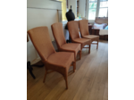 4 chaises Llyod Loom vintage des années 80
