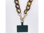Chaine grosse maille avec pad universel - serie MIAMI - TORTOISE-1.2M
