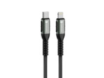 FORCELL F-ENERGY Câble nylon tressé USB-C vers Lightning 3A 27W 3m