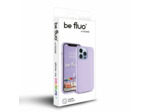 Coque Silicone Moxie BeFluo Fine et Légère pour iPhone 14, Intérieur Microfibre - Lilas