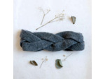 Headband Noé - Mérinos & Cachemire - Anthracite