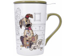 Kiub - Tisanière en porcelaine avec Infuseur 420ml en Boite Cadeau Kook Chien - KIUB