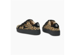 Baskets éclair léopard beige et noir à scratchs - Alia - Vanessa Wu