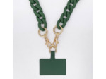 Chaine grosse maille avec pad universel - serie IBIZA - PIN VERT-1.2M
