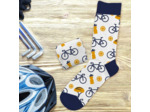 Chaussettes Passion Vélo à Motifs