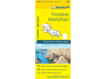 CARTE DEPARTEMENTALE FINISTERE, MORBIHAN