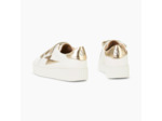 Baskets éclair à scratch Blanc & Gold - Marilou - Vanessa Wu