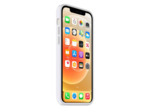 Coque Silicone Moxie BeFluo Fine et Légère pour iPhone 14 Plus, Intérieur Microfibre - Blanc
