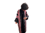 KIMONO EN SOIE LONG POUR FEMME