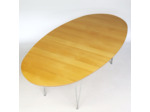 Table à manger bois et métal