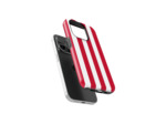 Red Stripes Case | Coque de téléphone 3D 2en1 Ultra-résistante