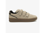 Casual sneakers women Taupe - Légend suede velcro - SJ