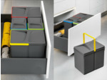 Conteneur poubelles 1 x 15 litres pour base 2-3-4 cavités