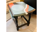 table basse peinte à la main