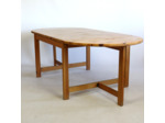 Table à manger en pin de Karin Moberg années 70