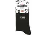 Chaussettes homme noires - Fêtard