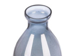 Vase CANUS en verre gris et argent