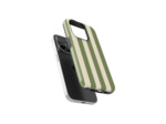 Pistachio Stripes Case | Coque de téléphone 3D 2en1 Ultra-résistante