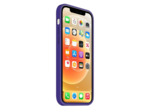 Coque Silicone Moxie BeFluo Fine et Légère pour iPhone 14, Intérieur Microfibre - Violet