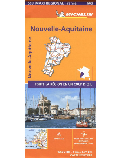 CARTE REGIONALE MAXI - NOUVELLE AQUITAINE