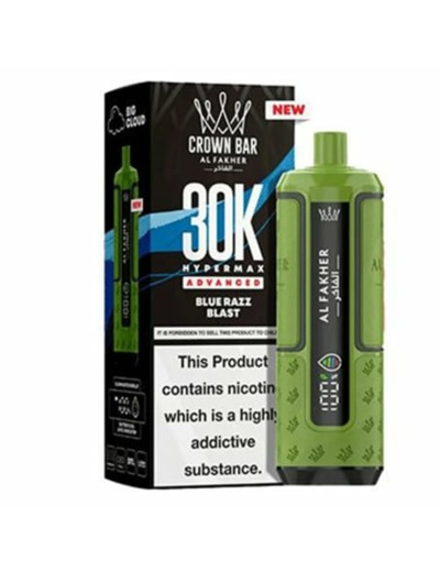 Puff Chicha - Blue Razz Blast - 30K Al Fakher