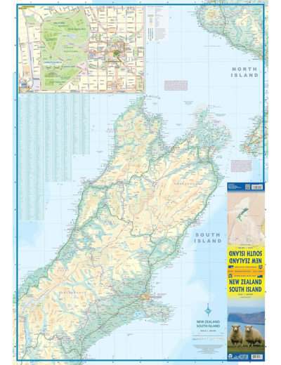 NEW ZEALAND'S SOUTH ISLAND 1:600 000