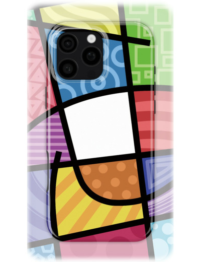 Abstract Box | Coque de téléphone 3D 2en1 Ultra-résistante