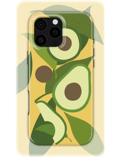 Avocado Garden | Coque de téléphone 3D 2en1 Ultra-résistante