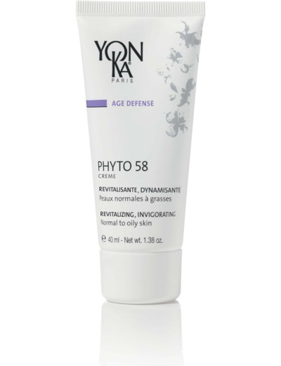 Phyto 58 Yonka 40ml - Crème Nuit Revitalisante pour Peaux Normales à Grasses