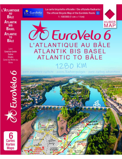 EUROVELO 6 (LOT DE 6 CARTES SOUS BLISTER)