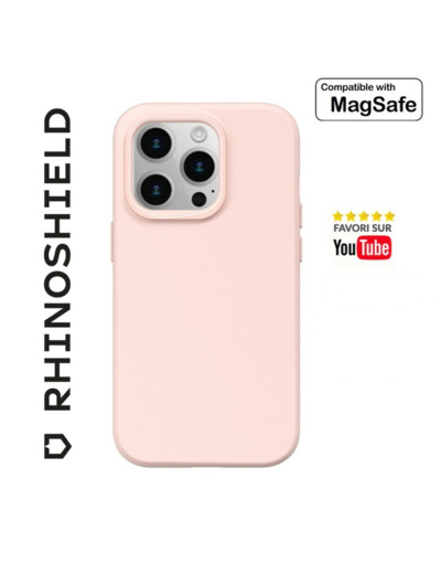 RHINOSHIELD COQUE SOLIDSUIT ROSE CLASSIC COMPATIBLE MAGSAFE POUR APPLE IPHONE 14 PRO MAX