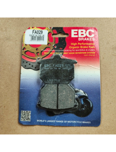 EBC - Plaquettes de frein Organiques Standard - FA029