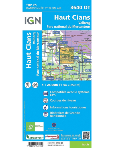 3640OT HAUT CIANS VALBERG PN DU MERCANTOUR