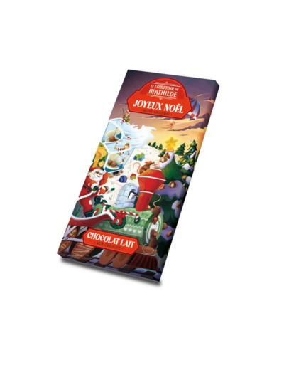 Tablette Chocolat Lait Noël 90G