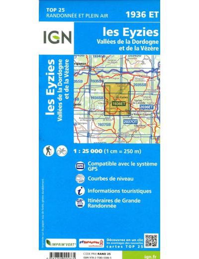 1936ET LES EYZIES VALLEE DE LA DORDOGNE ET DE LA VEZERE