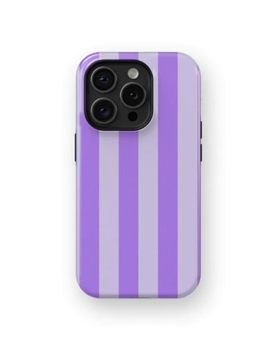 Purple Stripes Case | Coque de téléphone 3D 2en1 Ultra-résistante
