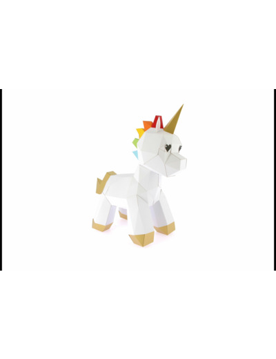 Baby Licorne en Papier
