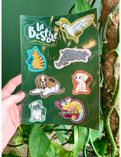 Planche de 8 stickers