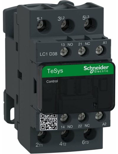 Schneider - TeSys 035261 LC1D38P7 - Contacteur - 3P - AC-3 440V - 38A - bobine 230V ca