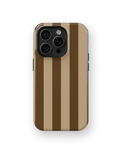 Caramel Stripes Case | Coque de téléphone 3D 2en1 Ultra-résistante