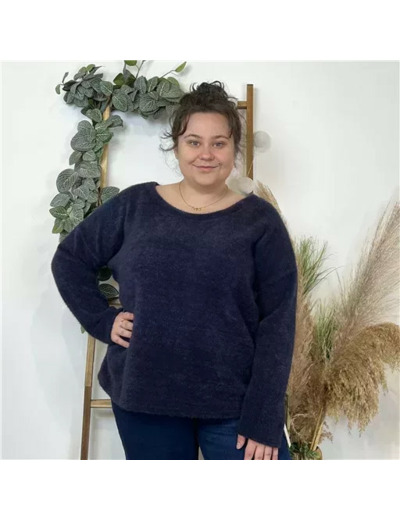 Z579. Pull uni (GT) 🇮🇹 (marine)