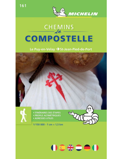 CARTES HISTORIQUES / THEMATIQU - CARTE CHEMINS DE COMPOSTELLE / LE PUY-EN-VELAY - ST-JEAN-PIED-DE-PO