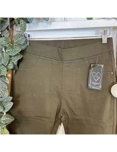 R280- Tregging Molletonné Christy (kaki)