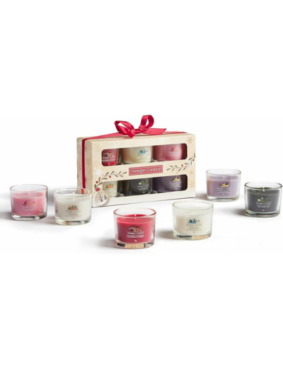 Coffret Noël - 6 VOTIVES EN VERRE
