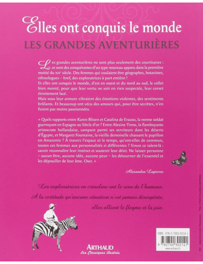 ELLES ONT CONQUIS LE MONDE - LES GRANDES AVENTURIERES, 1850-1950