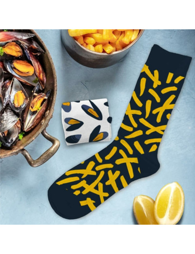 Chaussettes Homme moules frites