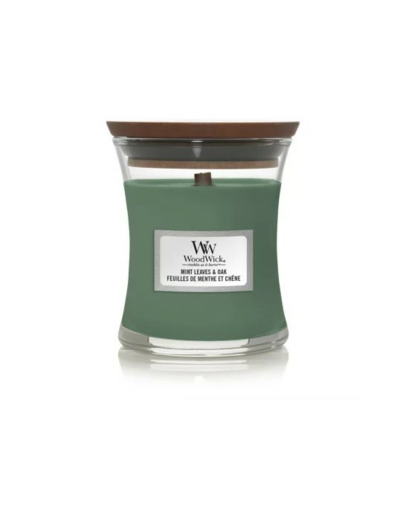 WoodWick Petite jarre Feuilles et chêne
