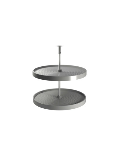 Plateau rond tournant 2 niveaux pour meuble cuisine