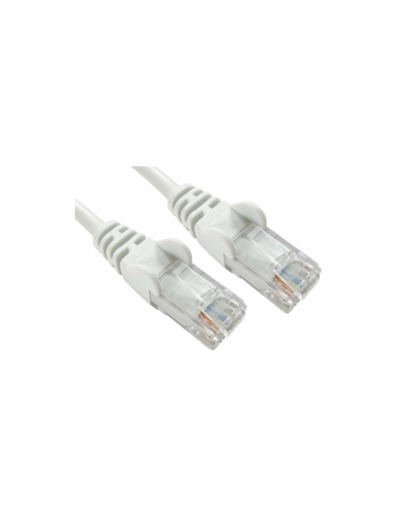 Lot de 30 câbles RJ45 CAT5E pour baie de brassage - 0.5m (Blanc)
